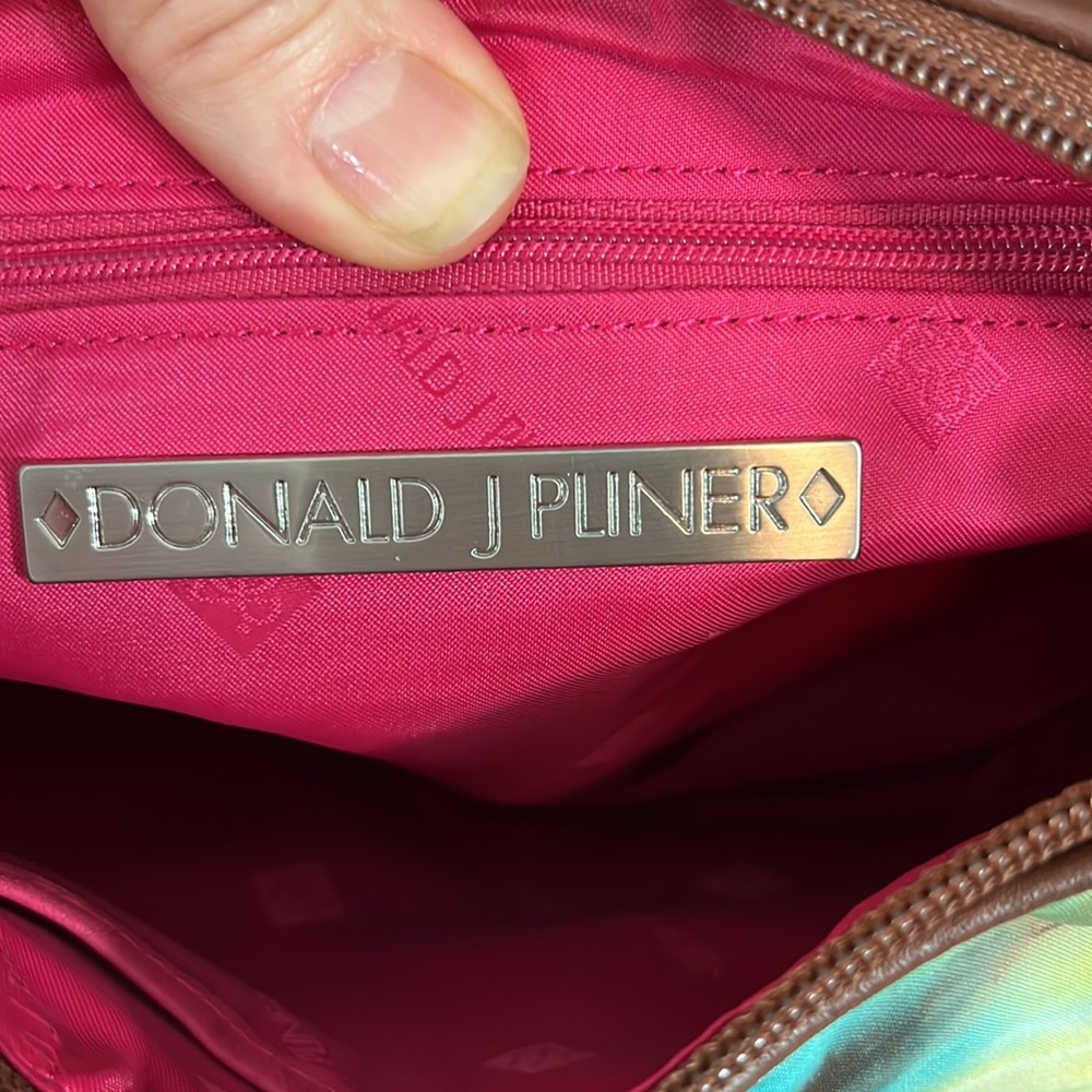 Donald J. Pliner Designer Tie Dye Handbag NWOT - Picture 7 of 10